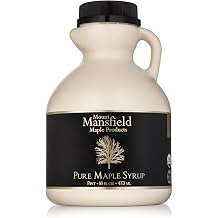 Mansfield Maple Certified Organic Pure Vermont Maple Syrup in Plastic Jug Grade A Golden Delicate, Pint