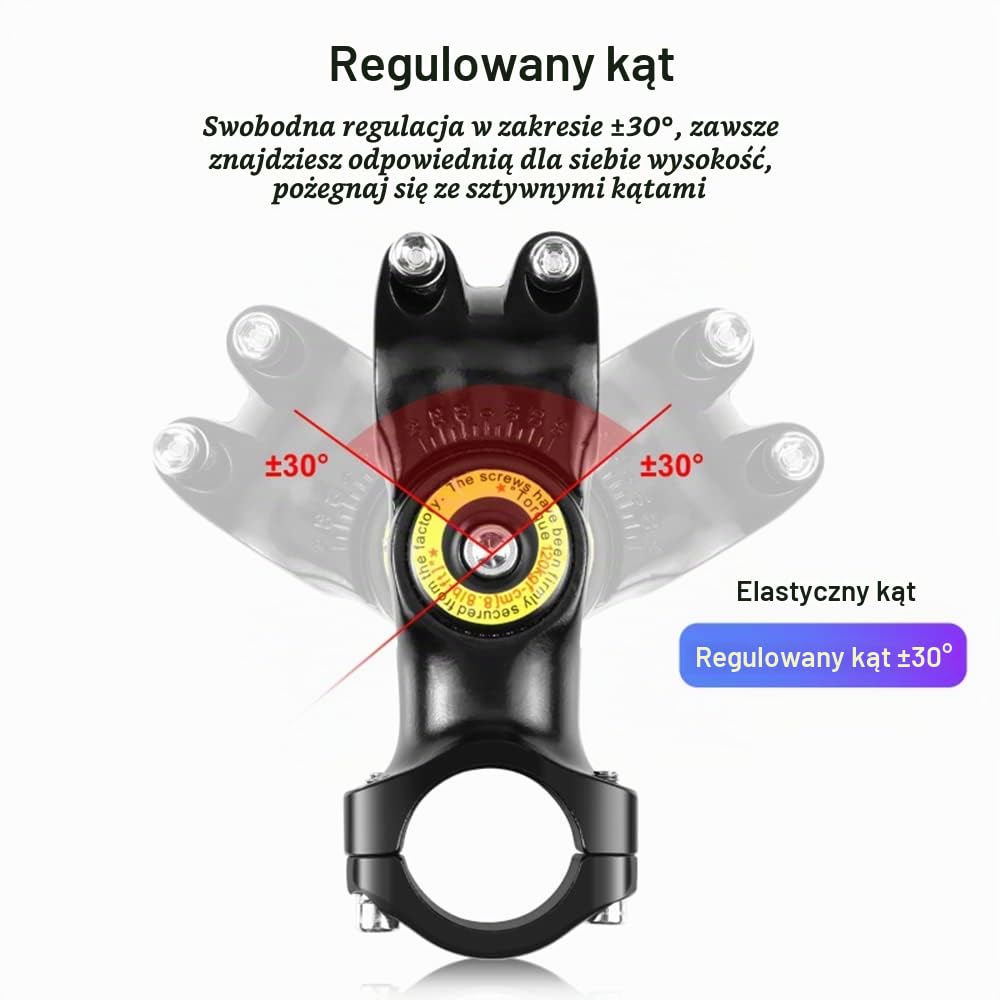 Andoer Niewidoczny kijek do selfie, uchwyt na kamerę rowerową, regulowany uchwyt na kierownicę motocykla uchwyt na kierownicę 27,9 cm-113,5 cm ze śrubą 1/4 cala do INSTA360 X2/X3