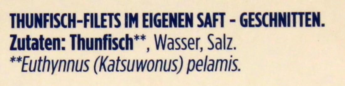 Saupiquet Thunfisch - filet Naturale ohne Öl, 16er Pack (16 x 185 g)