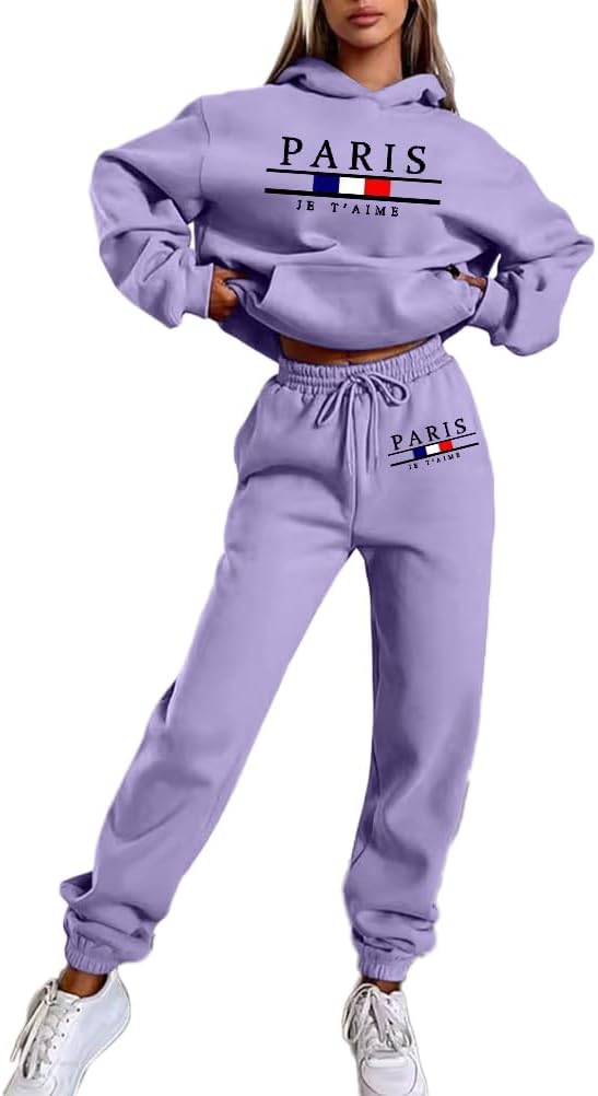 amropi 2 PCS Set Completo Ragazze Tuta a Righe Felpa Top + Jogging Pantalonio Bianco Nero,3-4 Anni