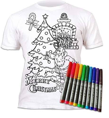 T-shirt à Colorier Splat Planet Avec 10 Stylos Magiques Lavables - Activité Réutilisable Pour Enfants - 3