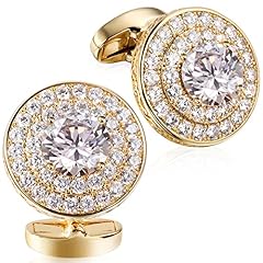 C- Clear Crystal & Round Gold