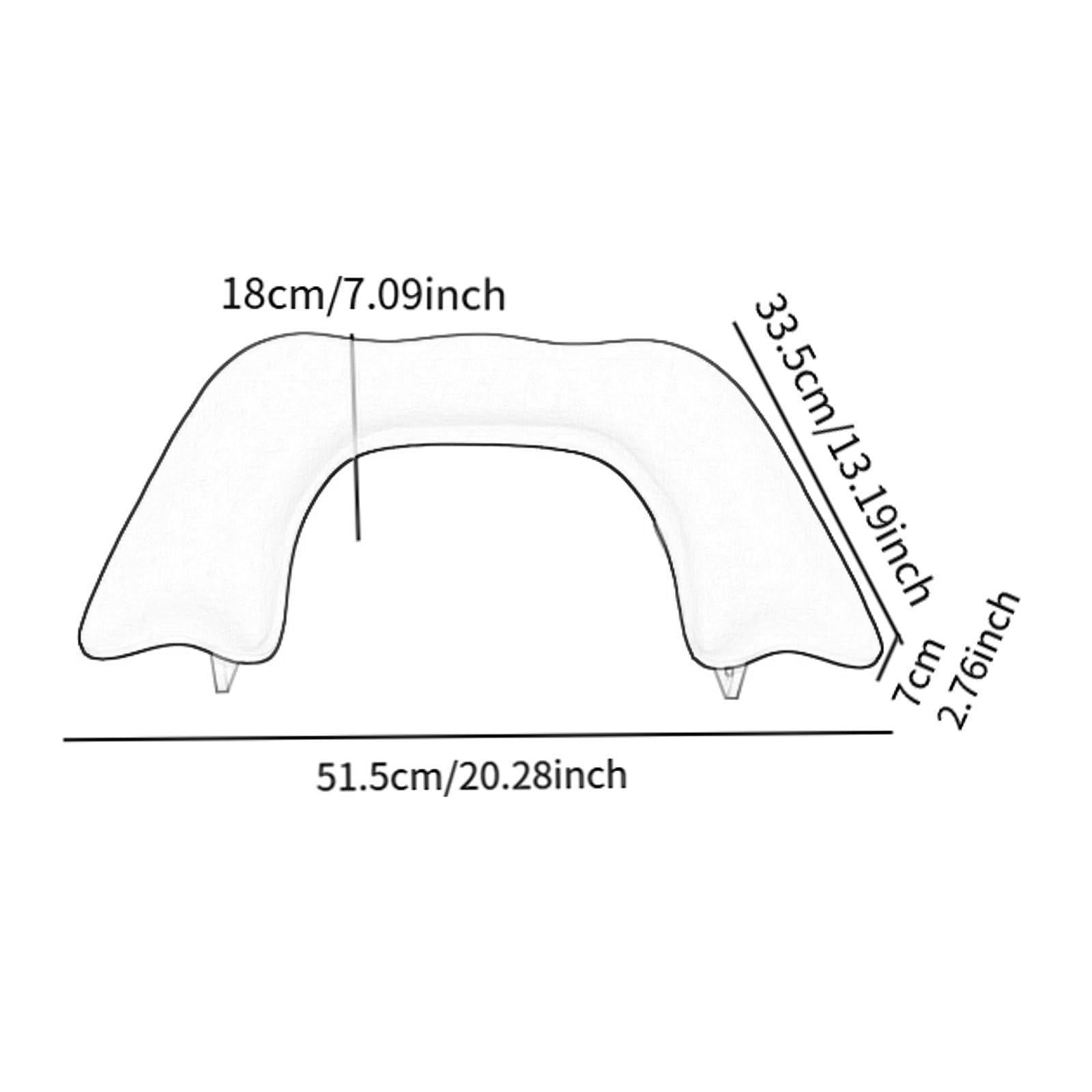 Almohada para Manicura Apoya Mano para Uñas Cojín para Muñeca en PU Cuero con Esponja Resistente a Agua Diseño Inclinado Fácil de Limpiar Adecuado Par, Rosa