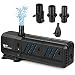 amzdeal Bomba Sumergible 1500L/H 15W con Filtro y 2 boquillas, Bomba de...