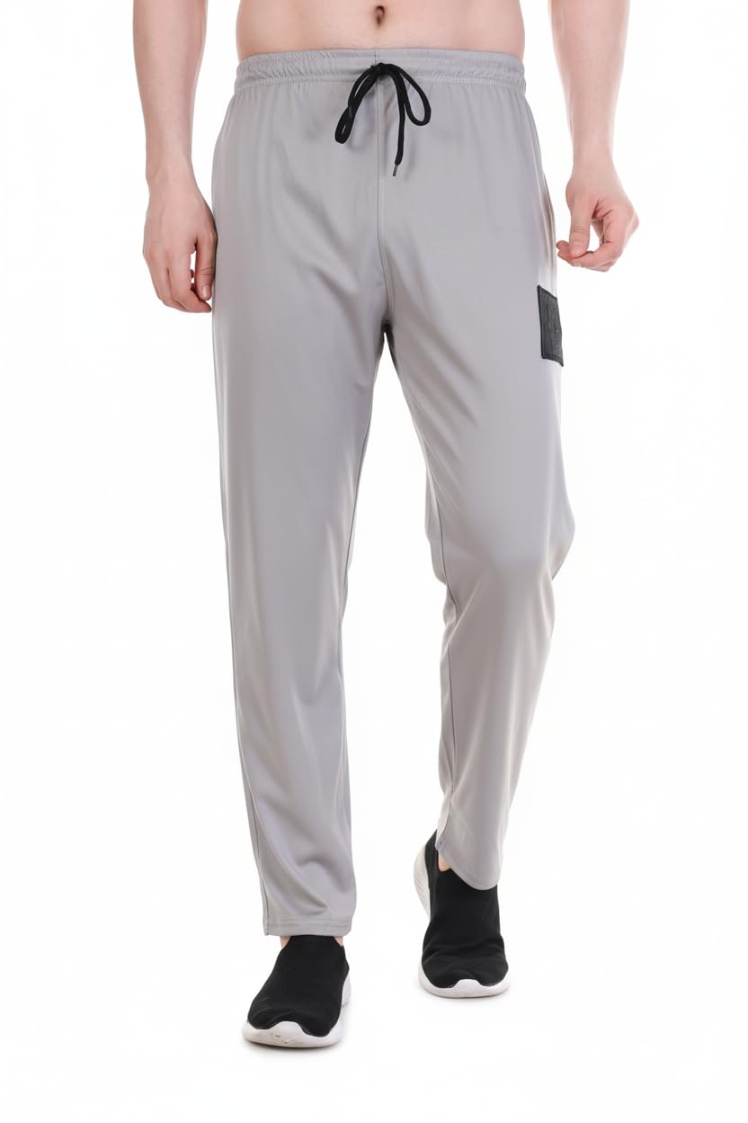 Men’s Comfortable Track Pants with Elastic Waist, Side Pockets, Athletic Sportswear Bottoms for Gym, Jogging & Everyday Use ()-picture-14