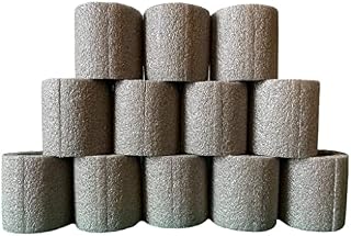 tildECOr 5cm Length Curtain Spacers - 12 Pack Curtain Spacers for Eyelet Curtains Suitable for Poles up to 28mm Diameter