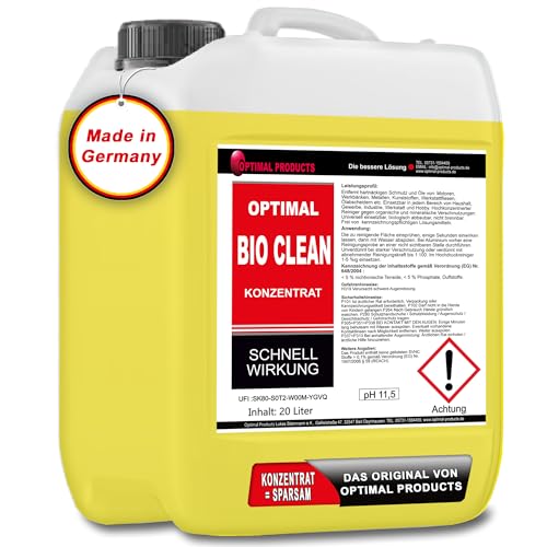 Optimal Products die bessere Lösung Bio Clean Bioclean Nettoyant universel concentré ultra puissant 20 l