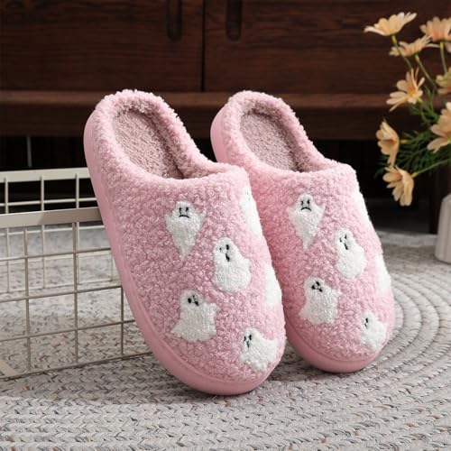 Image of Comfy Elastic Slippers for Women Men,Memory Foam Soft Plush House Slippers
