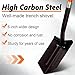 VNIMTI Trench Shovel Heavy Duty, 6-Inch Trenching Shovel with Fiberglass Handle, 58 Inches
