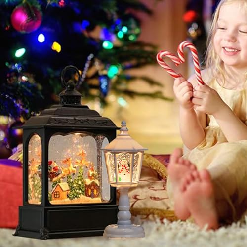 Lanterne de Noël à paillettes, l'objet idéal pour décorer la table