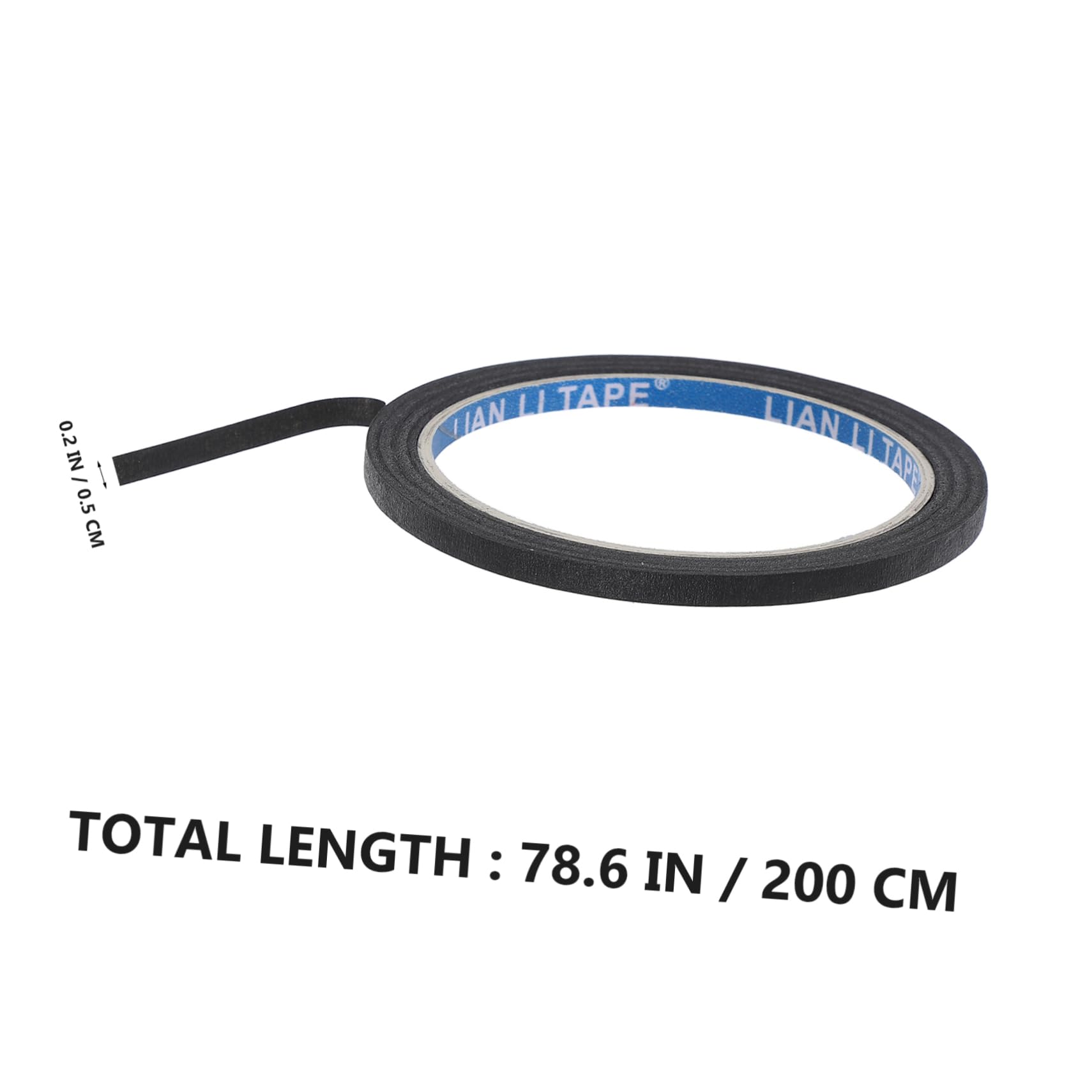 Veemoon Professional Automotive Masking Tape 10 Rolls Painters Masking Paper for Car Edges and Trim