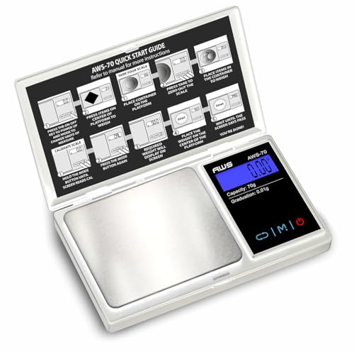 American Weigh Scales Digital Pocket Scale 70g x 0.01g