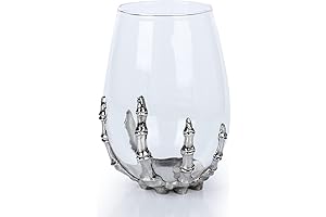 Halloween Skull Wine Glass – Fancy Haunted Ornament