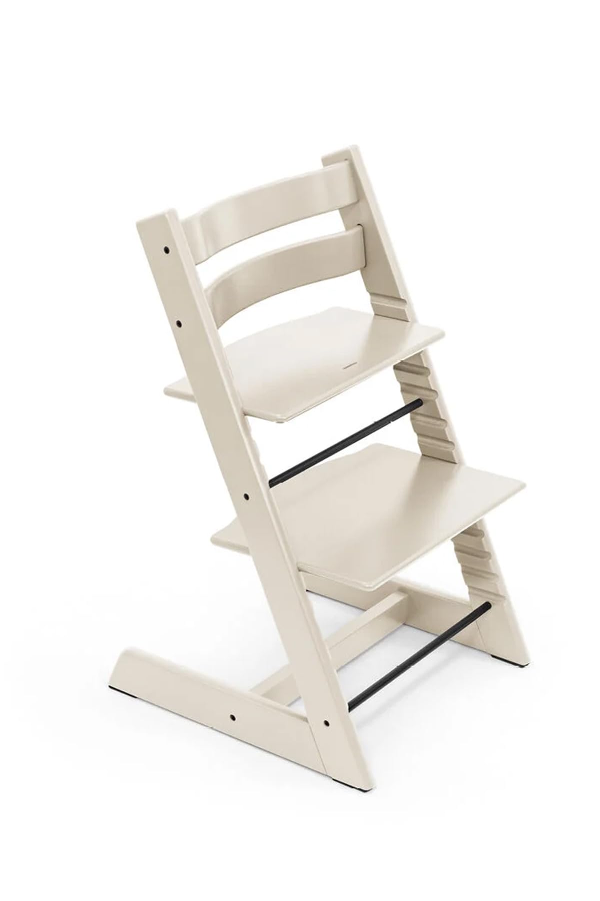 Sedia Tripp Trapp di Stokke, Vanilla White - Sedia evolutiva e interamente regolabile per neonati, bambini e adulti - Comoda, confortevole ed ergonomica