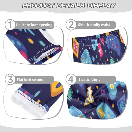 Toddler Girls Leggings Printed Yoga Pants Leggings Games Console for Kids3