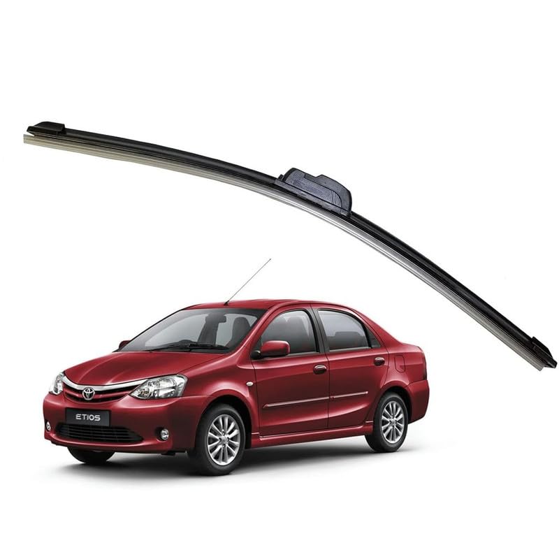 Image of Audio WHeels Perfect Fitting Frameless Windshield 100% Scratch Proof Cleaning Water Repellant Silicon Car Wiper Blades For Equipment Replacement, Set OF 1-Driver Side - 26 inch