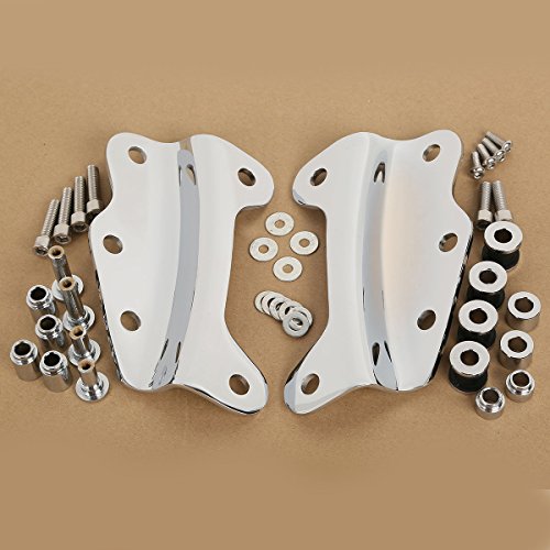 Xfmt Detachable Passenger Backrest Sissy Bar With Two-Up Luggage Rack And 4 Point Docking Hardware Kits Fit For Harley Touring 2009-2013 #TOP7