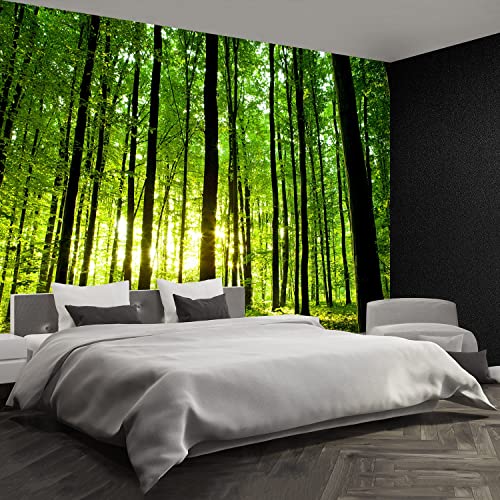 Papier Peint Camouflage Forêt Verte pour Décoration Murale de Salon Moderne
