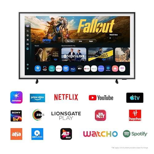 Image of Samsung 189 cm (75 inches) The Frame Series 4K Ultra HD Smart QLED TV QA75LS03FAUXXL