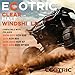 ECOTRIC Clear Half Windshield Polycarbonate Compatible with Polaris 2008-2013 RZR 800 2014 RZR 900 2015-2020 RZR XP 2011-2013 RZR XP 900