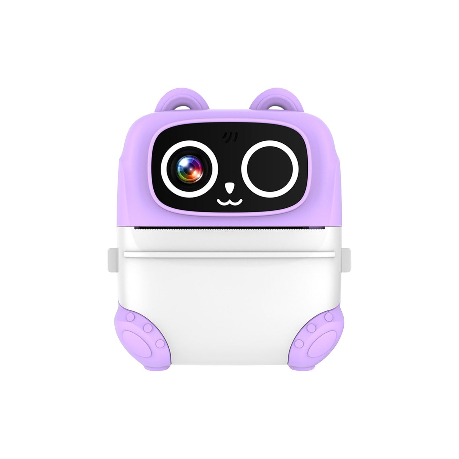 Irfora Instant Print Camera per Bambini con Obiettivo 48MP (Purple)