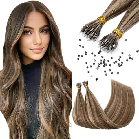 Elailite Nano Hair Extensions 22 Inch 50 Strands Cover