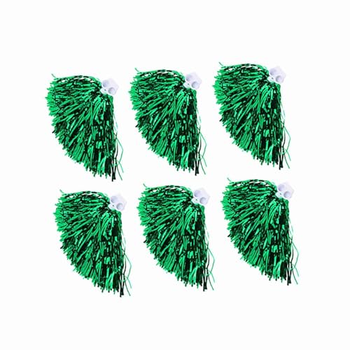 Pompons sport colorés en lot de 6 pour supporter votre équipe dans le stade