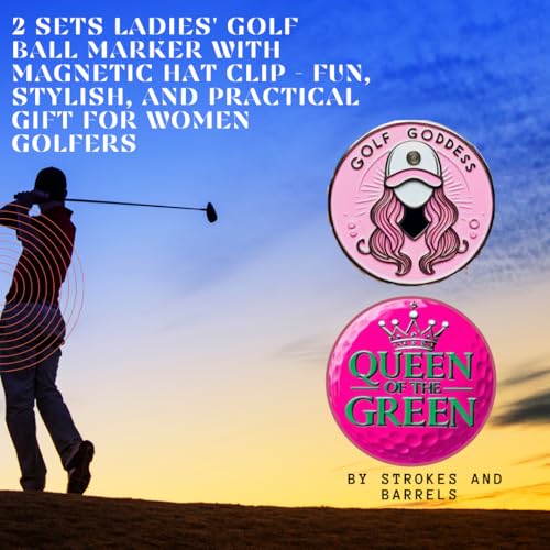 Ladies Golf Ball Markers with Magnetic Hat Clip – 2‑Pack Bundle, Elegant Designs, Strong Magnet, High Contrast - Ideal Gift for her - image 7
