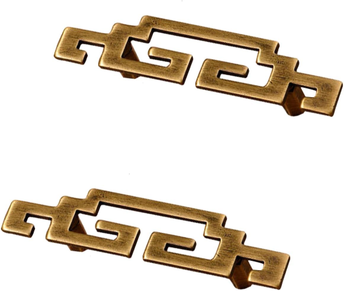 Tnbccxn 10.4Cm Bronze Cabinet Handles, Cabinet Handles,2Pack Chinese Style Antique Handle(10.4Cm Bronze)