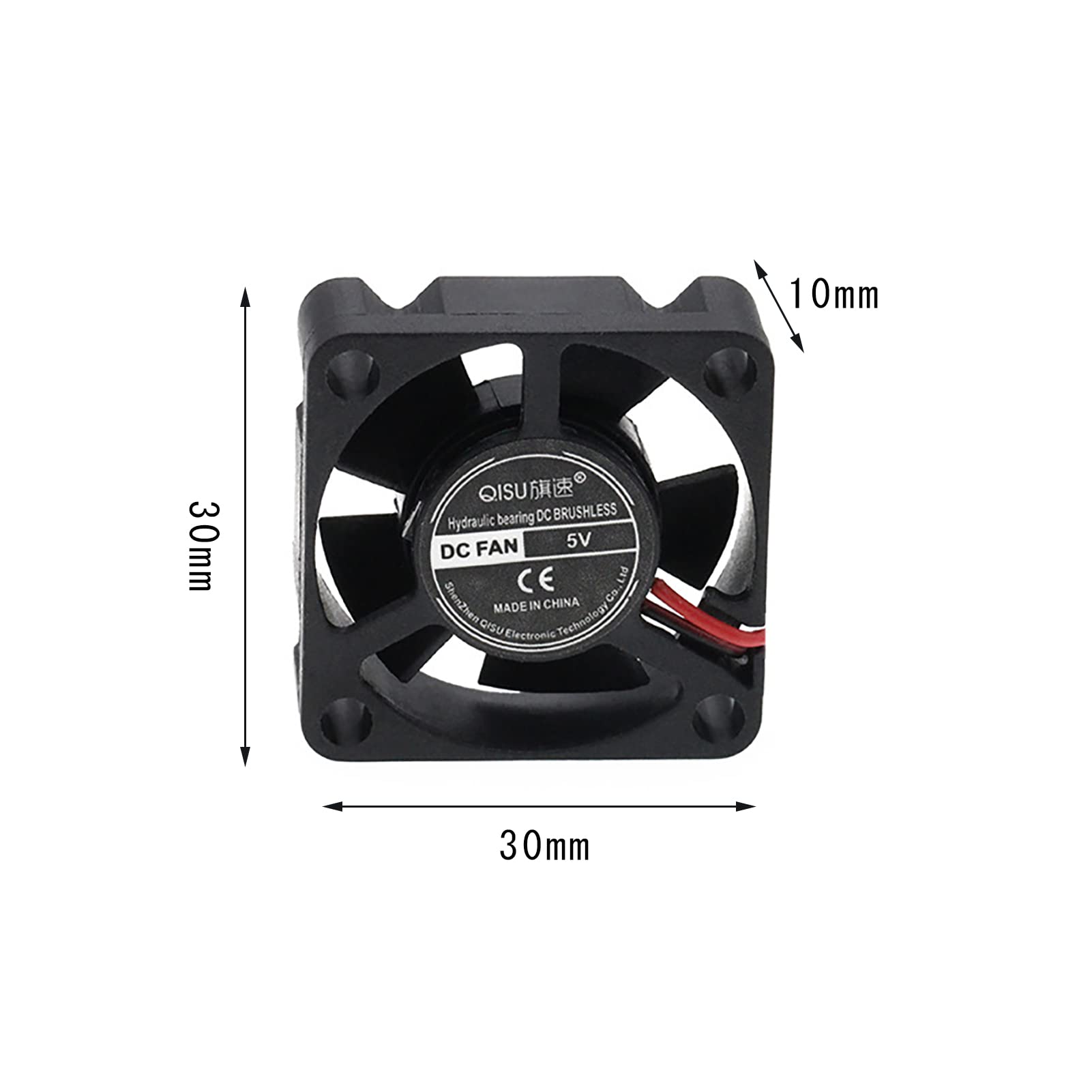 Amazon.co.jp: PENGLIN 2PCS 3010 冷却ファン 5Ⅴ 小型ファン 30mm