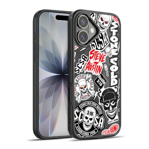 Coque iPhone 17 antichoc WWE Stone Cold Steve Austin en gel robuste