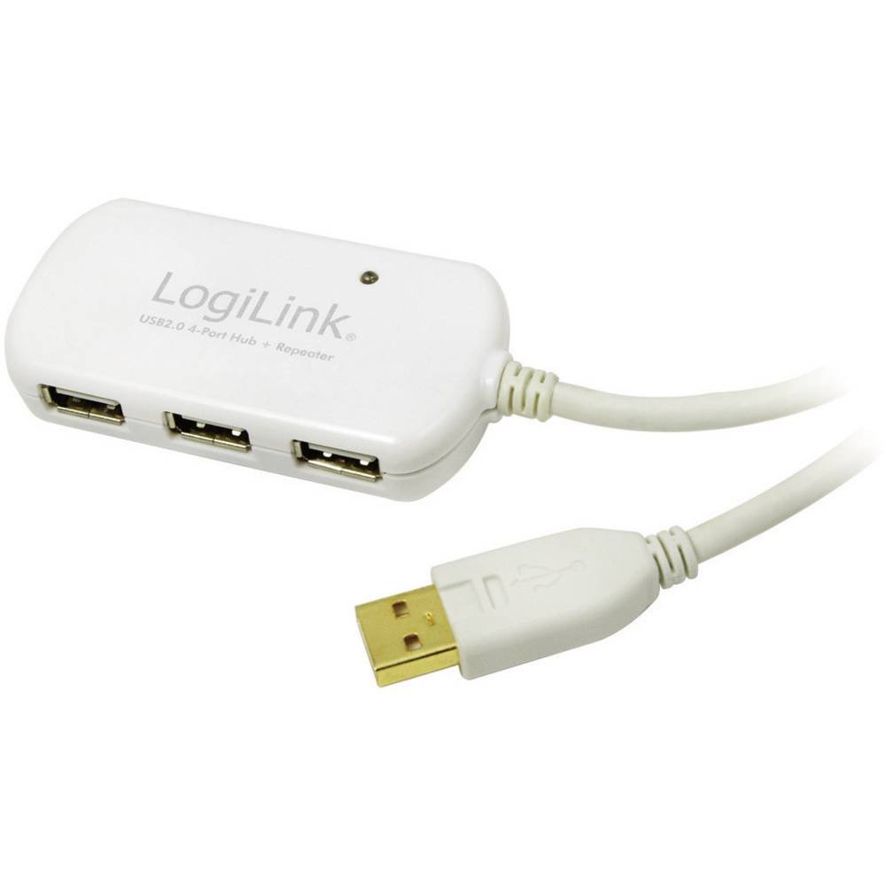 HUB 4 PUERTOS USB 2.0 LOGILINK UA0108 12METROS