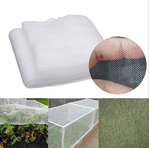 Preisvergleich Produktbild LXGKREL Gartennetz Gemüse Blumen Feinmaschig Schutznetz Insektenschutznetz Schutz vor Insekten und Vögel Ungiftig Umweltfreundlich (Größe 2.5 * 5m / Maschenweite 0.8-1mm)