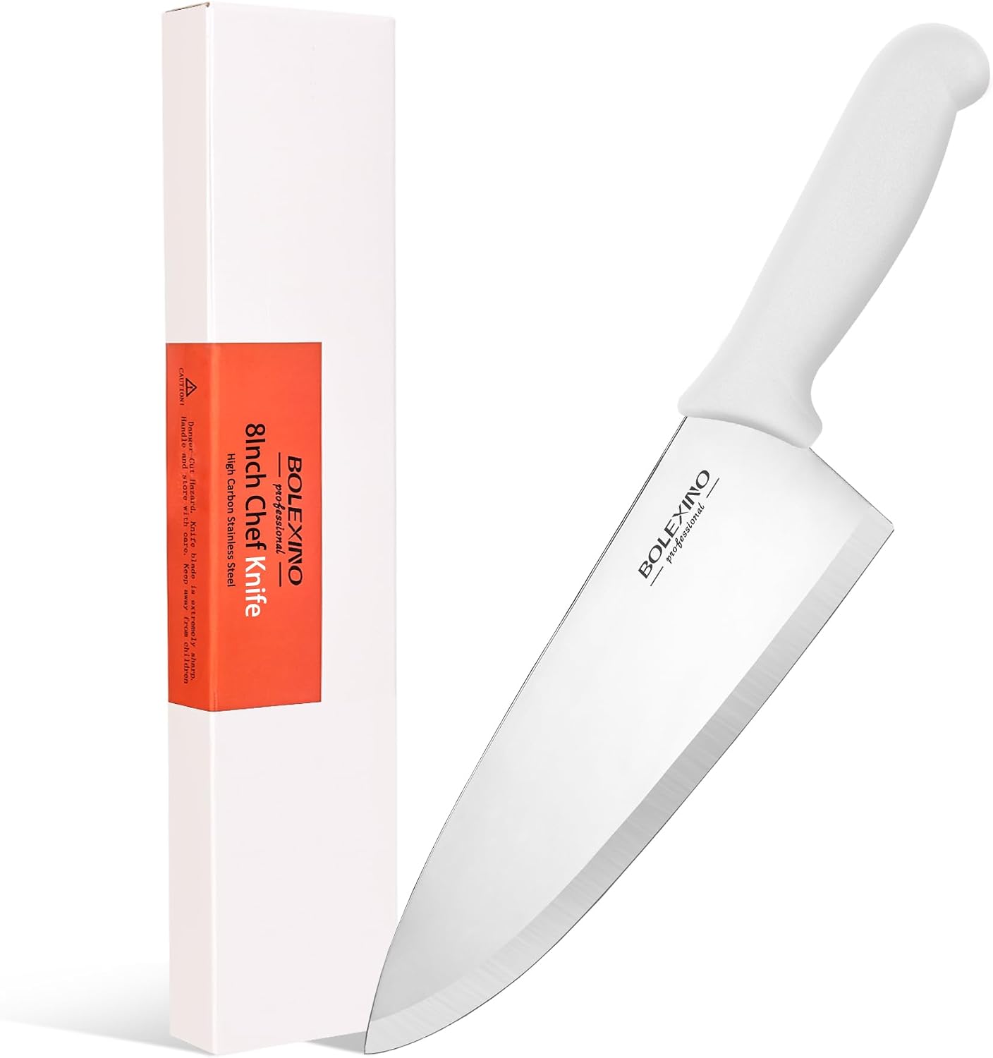 8" Chef Knife, Professional Kitchen Knife with Grip