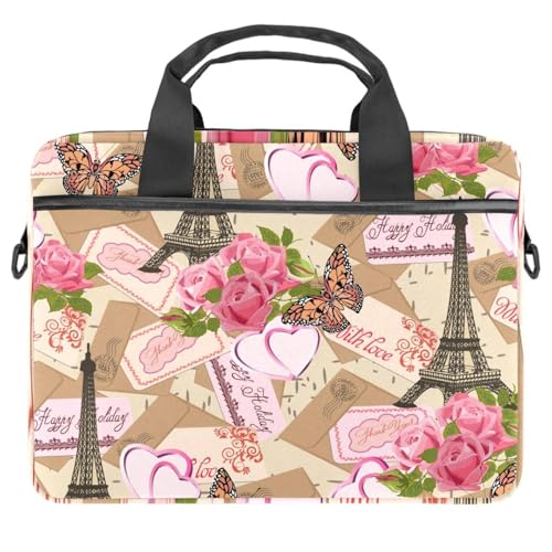 Sacoche PC portable 13 pouces fleurie pour emporter votre ordinateur au bureau ou au café