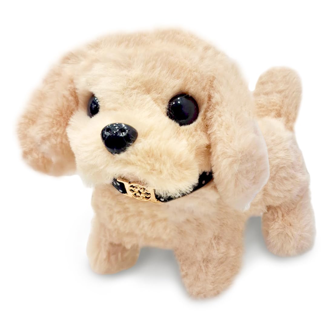 Wembley Battery Operated Walking Dog Toy, Electronic Jumping Puppy, Birthday Gift for Kids (Beige)-image-40