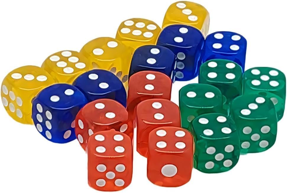 Firstly Traders 5 Pieces Dice Set Translucent Colors 6 Sided Round Corner Dice 14mm for Party Favours Supply (B08Z7NYHCR) Amazon Price History, Amazon Price Tracker