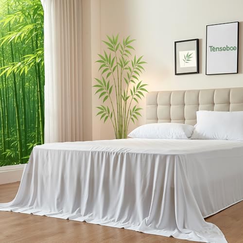 100% Viscose from Bamboo Sheets Set Queen Size, Cooling & Anti-Pi...