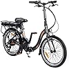 Elektrische vouwfiets, 20 inch, vouwfiets, e-bike, van aluminium, Quick-Fold-systeem, versnelling, opvouwbare fiets…