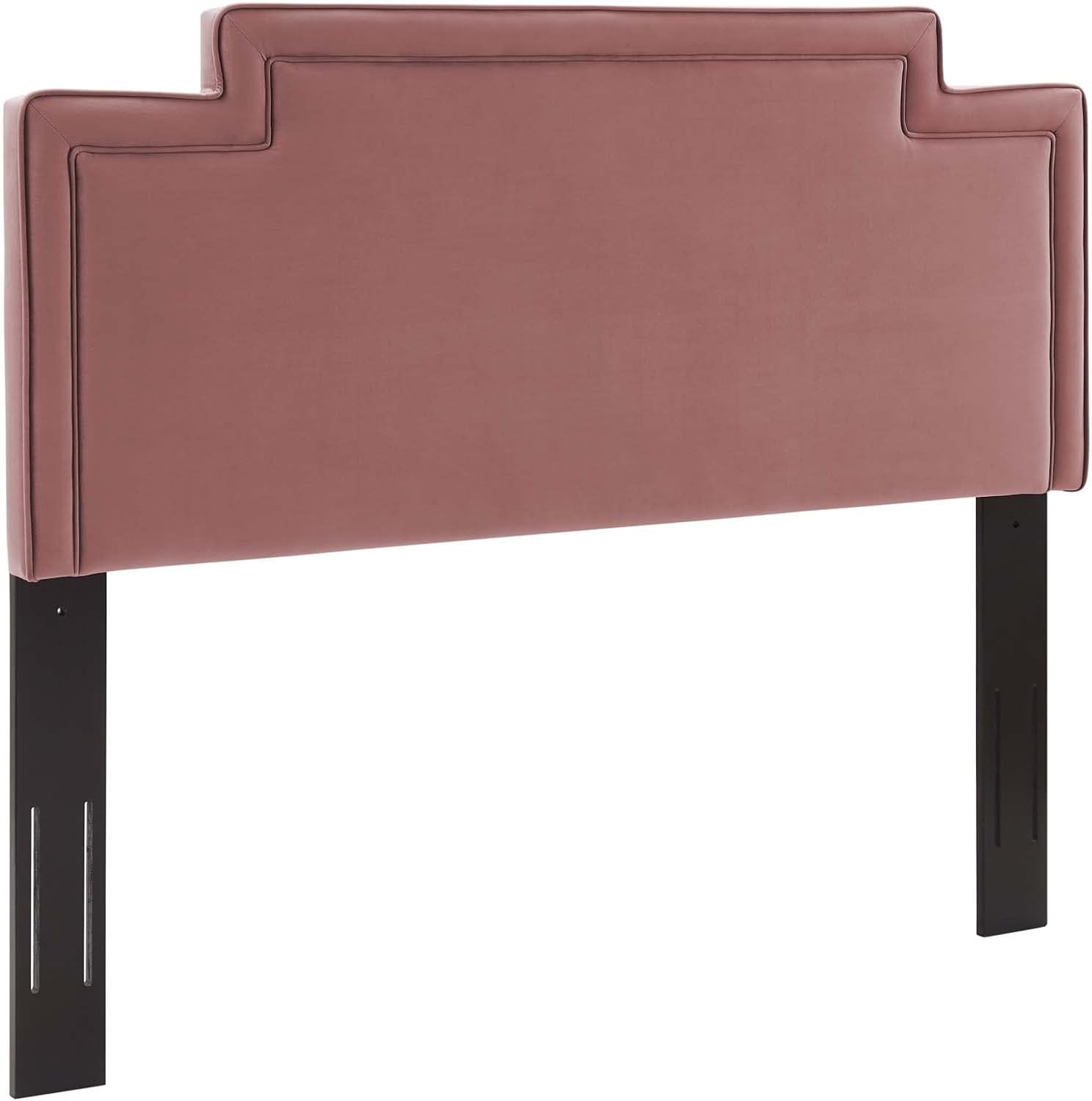 Modway MOD-6576-DUS Transfix Performance Velvet King/California King Headboard, Dusty Rose