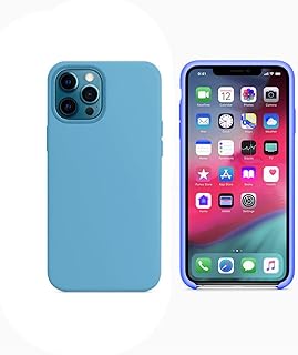 Capinha Slim Case Colorida Compatível Com IPhone 13 PRO Vermelha,Preta, Laranja, Amarela, Azul, Rosa, Pink, Branca, Lilás, Marrom, Verde, Roxo Com 3 Camadas De Proteção PREMIUM ONYK (AZUL CLARO)