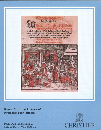 Books on food, drink and disease from the library of Professor John Yudkin