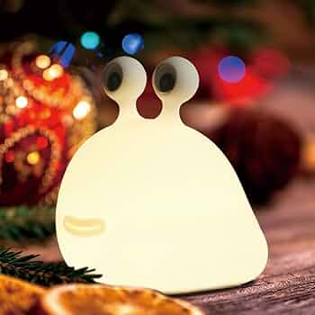 Slug Night Light,Silicone lamp for Kids USB Rechargeable Cute Animal Lamps Timer Setting safe Bedside Lamp Portable LED Lamps for Breastfeeding Dorm Room Decor for Christmas Gift Baby Kids Girls Teens