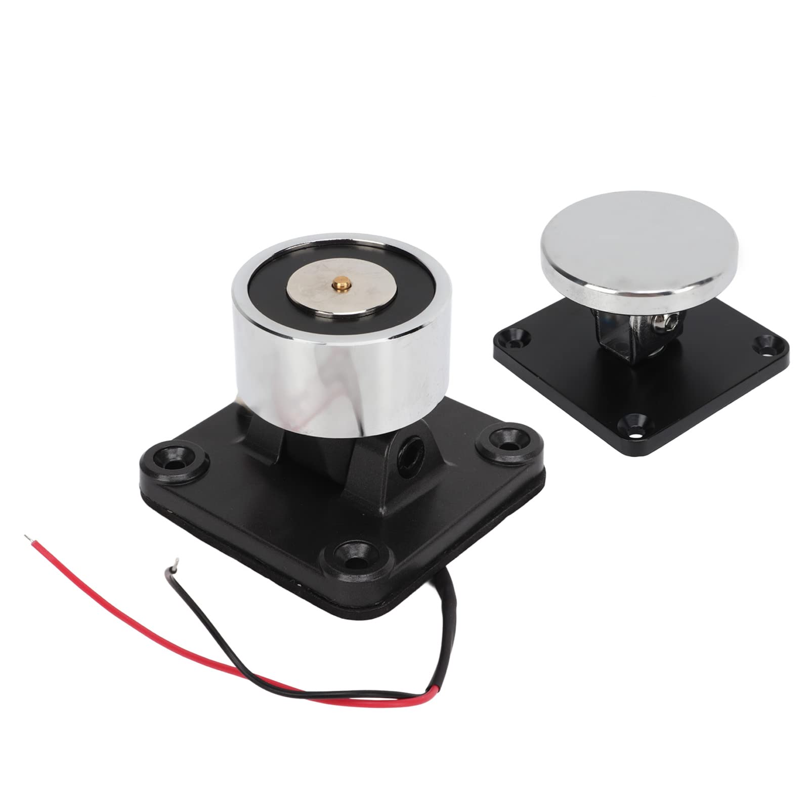 Fafeicy Supporto per Porta Elettromagnetico Antincendio Supporto per Porta Elettromagnetico in Vetro con Chiusura Automatica con di Aspirazione di 80 Kg per la Sicurezza dell'ufficio Domestico