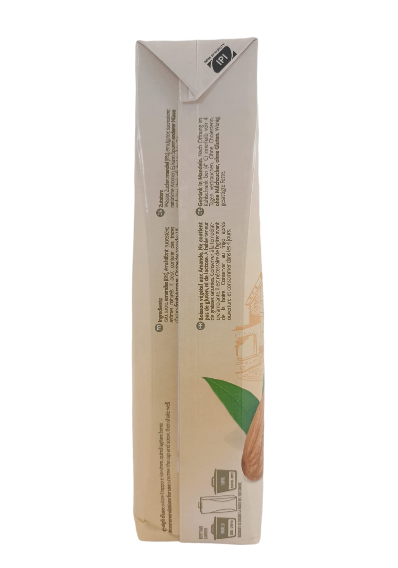 LA CASCINA 1899 Latte di Mandorla Calabrese 1L. 100% Made in Italy