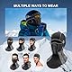 ROCKBROS Sturmhaube Motorrad, Sturmmaske Fahrrad Winter Radfahren Gesichtsmaske Atmungsaktiv Balaclava Skimaske