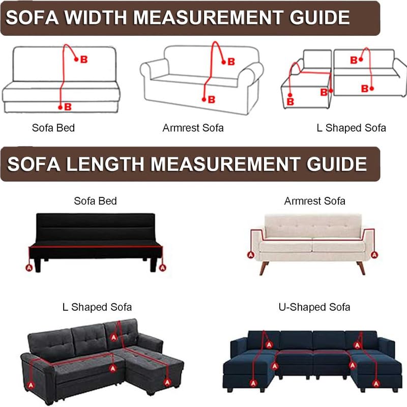 Generisch Sofaüberwurf Decke XXL Ecksofa, Sofa Schutzdecke rutschfest Ecksofa U Form L Form Hund Katze, Sofaüberwürfe Couch Decken Überwurf, Überwurfdecken Für Sofa(#343,140x180cm)