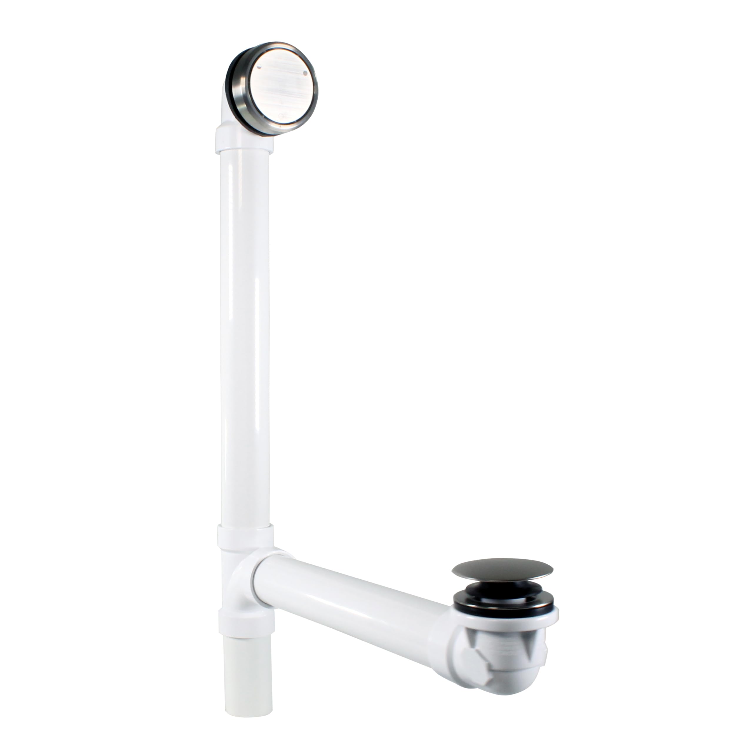 Trop-plein et bonde de baignoire design pour rénover une salle de bain moderne