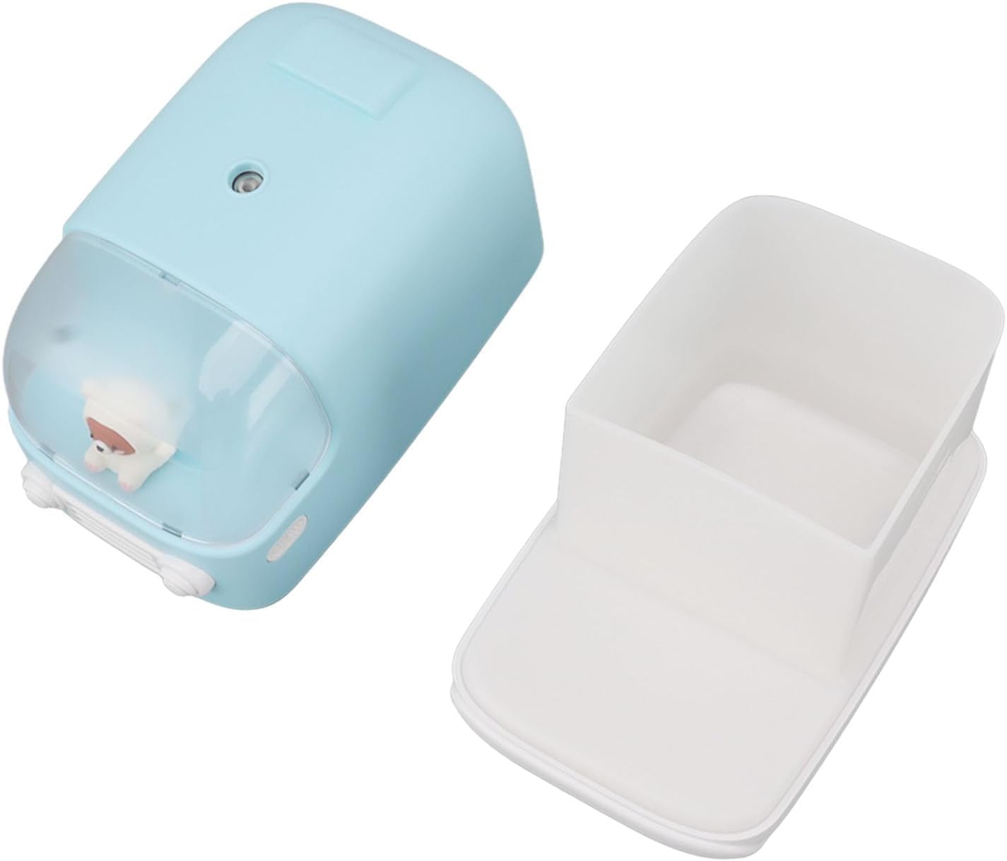 per Uso Domestico Piccolo umidificatore Carino, Piccolo umidificatore Portatile a Nano atomizzazione Ricaricabile da 350 ml for Ufficio(Blue)