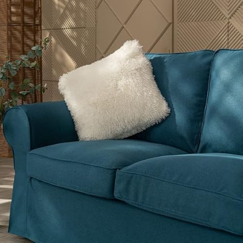 Tlyesd Ektorp 3 Seat Sofa Cover Replacement For Ikea Ektorp 3 Seat Sofa Cover,Ektorp Couch Cover,Ektorp 3 Seater Slipcover Only(Dark Ocean) #TOP5